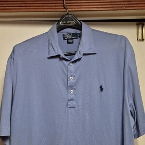 Polo by Ralph Lauren Men's Blue Polo Shirt